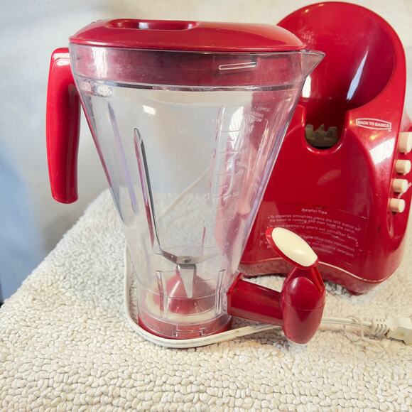 Back To Basics Smoothie Pro 600 Blender Drink Maker Dispenser Pulse Red Protein - Picture 7 of 16